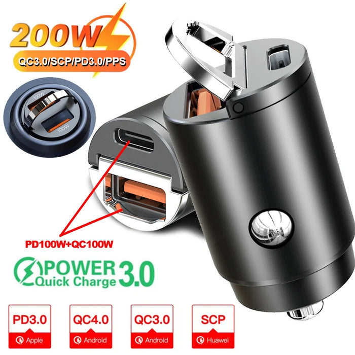 VoltEdge Pro - Fast Car Charger
