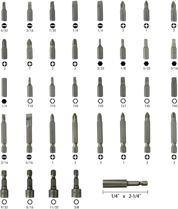 TitanBit - Precision Screwdriver Bit Set for Power Tools