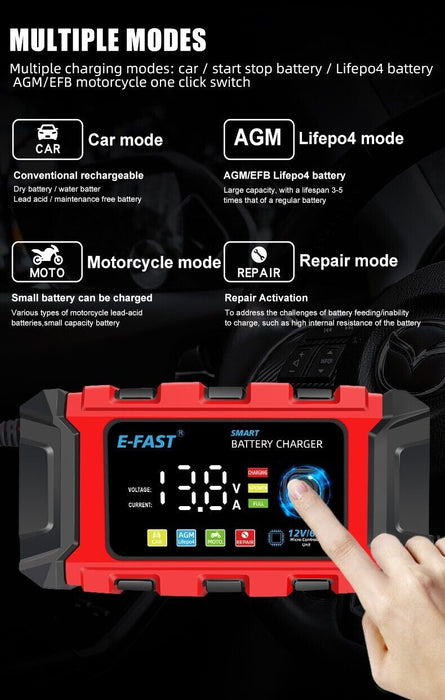 PowerChargeX - Car Battery Charger