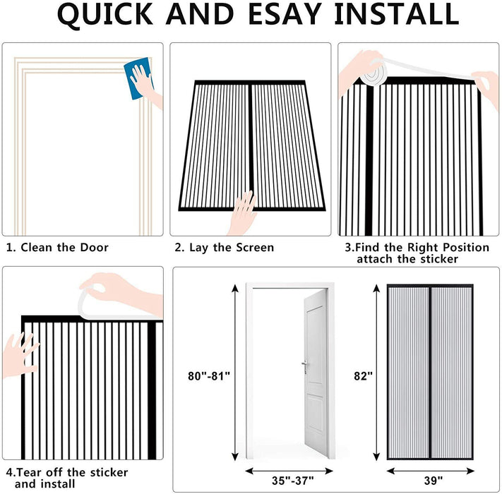 EasyBreeze Magnetic Door Screen