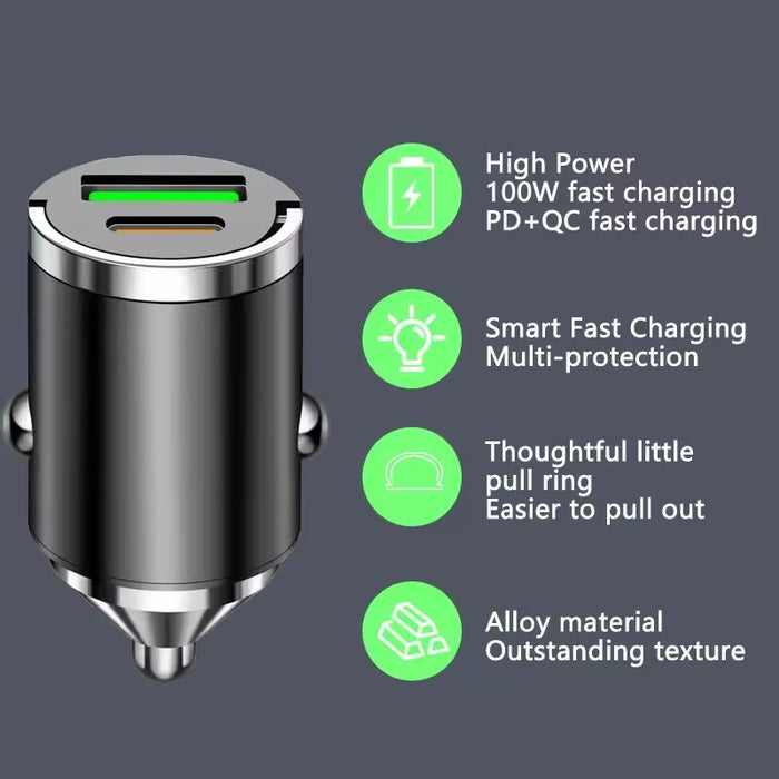 VoltEdge MiniBoost - USB Fast Car Charger