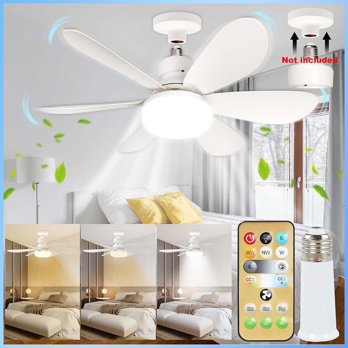 VentoLight - 2-in-1 Ceiling Fan Light with Remote Control