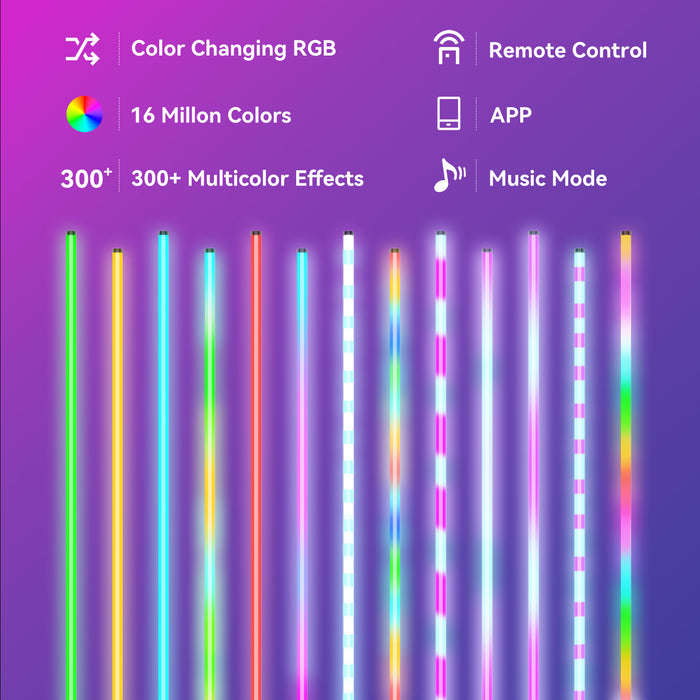 RhythmRay - RGB Corner Floor Lamp
