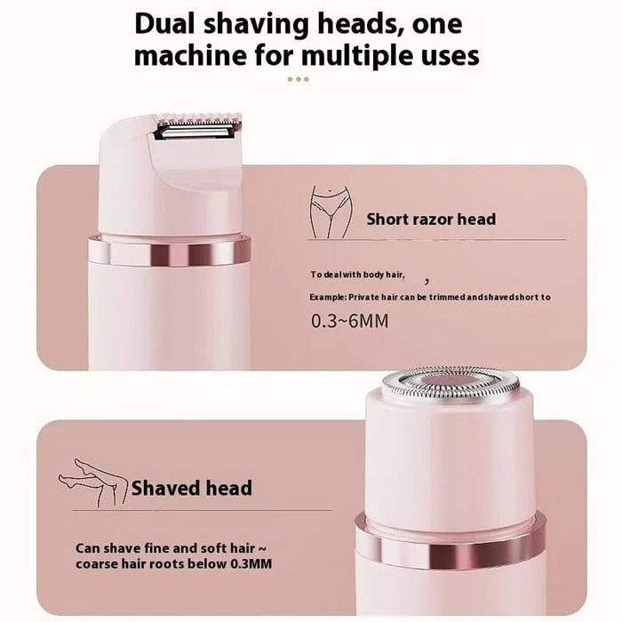 Smoothelle – 2 in 1 Dual Head Electric Shaver for Women
