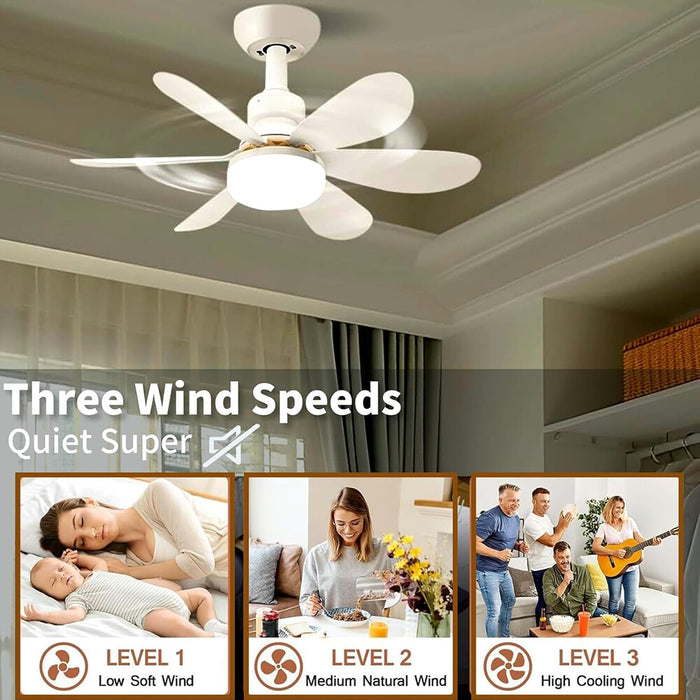 VentoLight - 2-in-1 Ceiling Fan Light with Remote Control