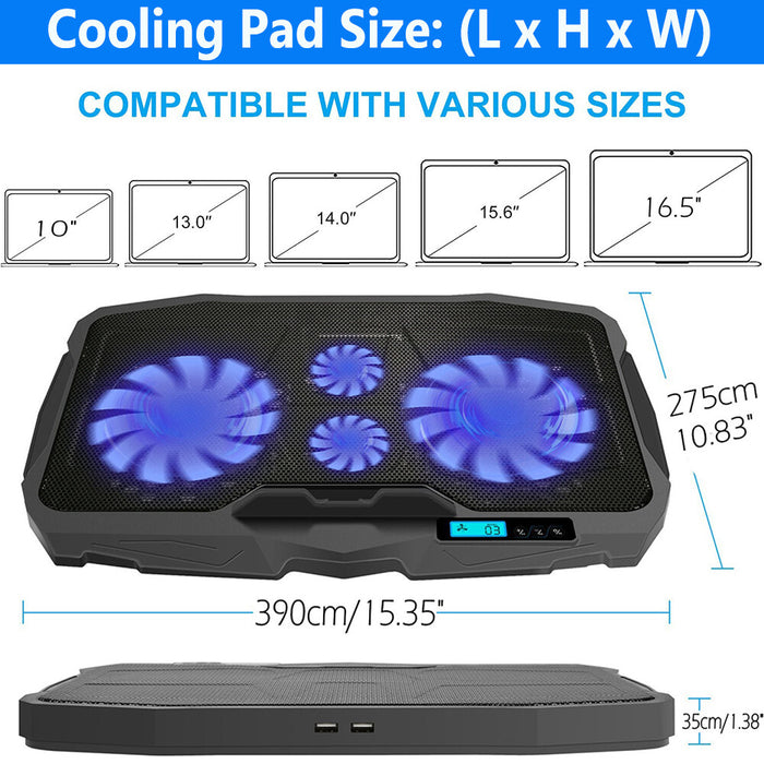 CoolMate – Laptop Cooling Pad with Adjustable Fan Speed