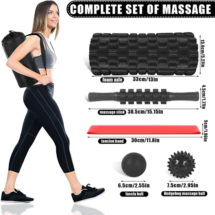 RollRestore - 6 in 1 Foam Roller Set