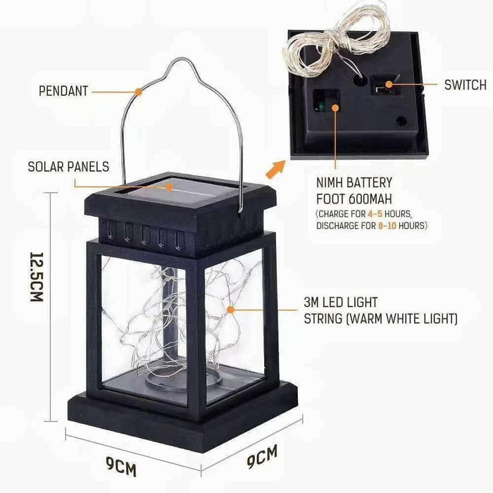 Solarique - Solar Hanging Candle Lanterns