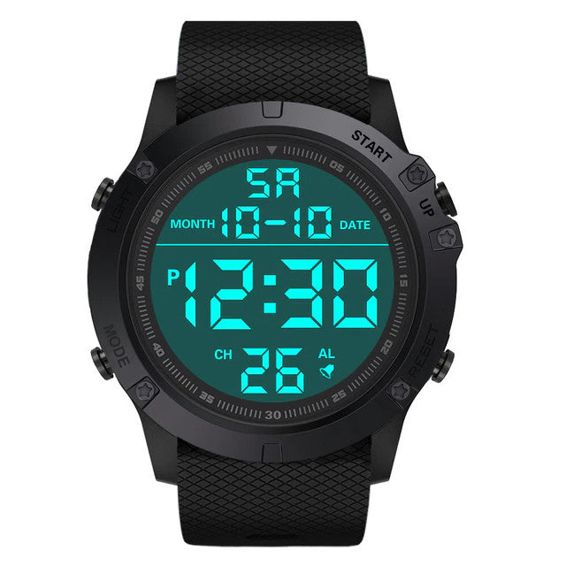 PulseStrike - Waterproof Digital Sports Watch