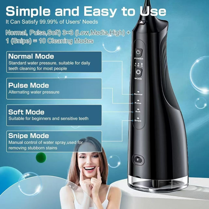 SmileWave - Portable Water Dental Flosser