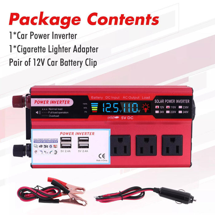 RoadCharge Max – Car Power Inverter