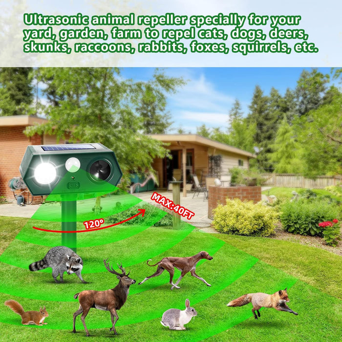 SafeYard - Ultrasonic Animal Repellent Outdoor