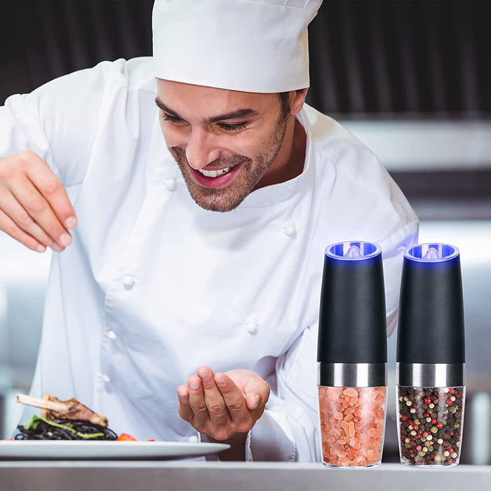 AutoSpice - Electric Salt and Pepper Grinder Set