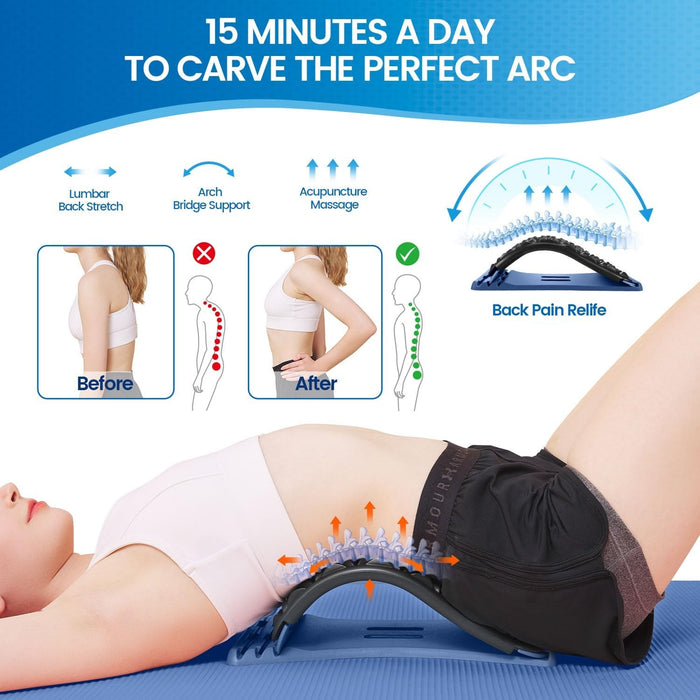BackRevive - Back Stretcher for Pain Relief and Posture Correction