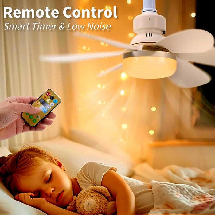 VentoLight - 2-in-1 Ceiling Fan Light with Remote Control