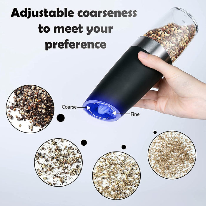 AutoSpice - Electric Salt and Pepper Grinder Set