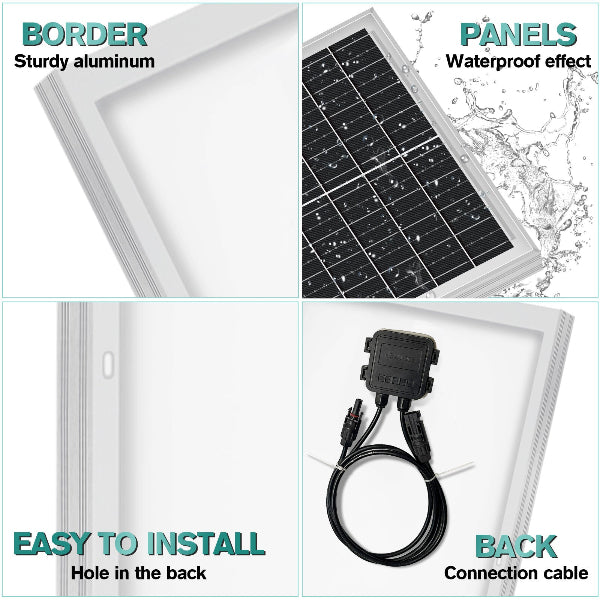 SolarVantage - 100W High-Efficiency Solar Panel