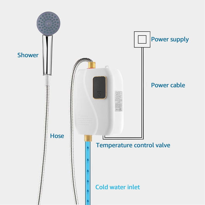 FlashWarm 3000 - Instant Electric Water Heater