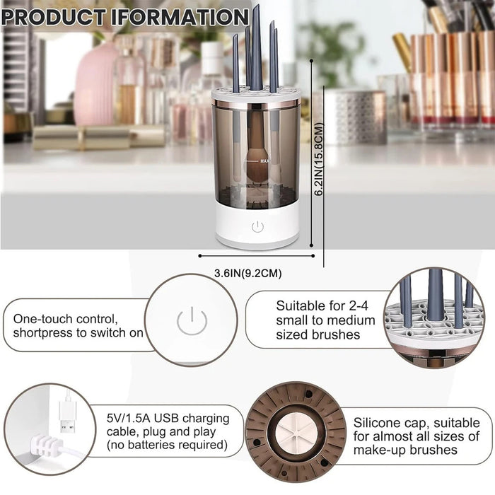 ChicRinse - Electric Makeup Brush Cleaner