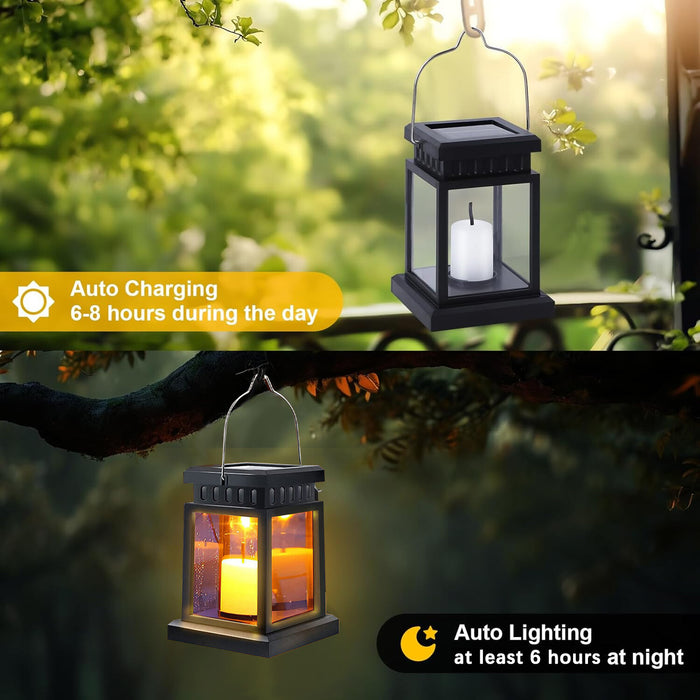 Solarique - Solar Hanging Candle Lanterns