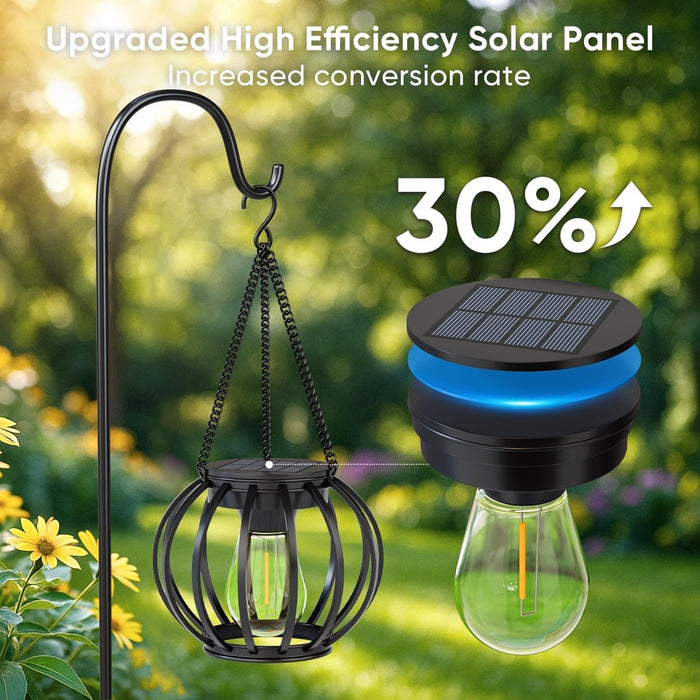 SunCharm - Outdoor Solar Hanging Lantern