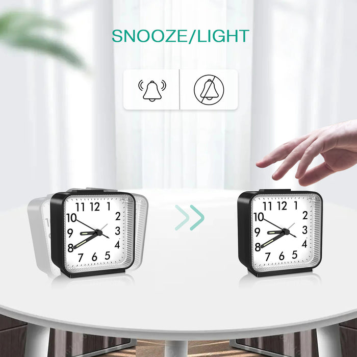 SoftRise - Silent Analog Alarm Clock