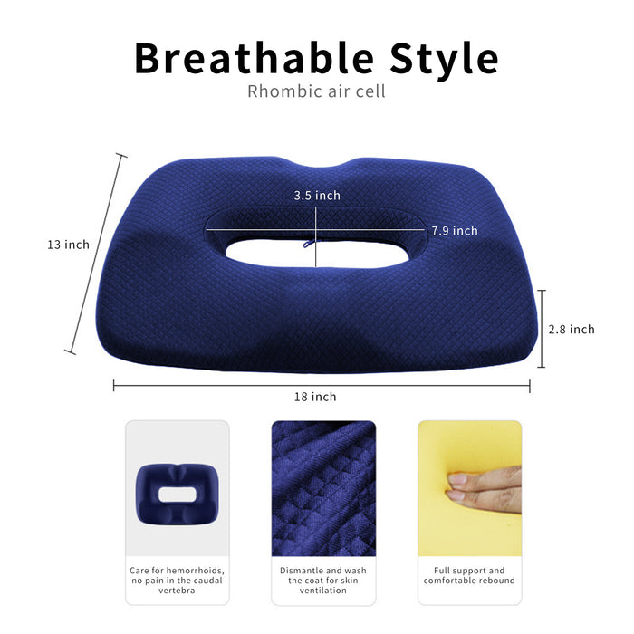 SitSmart - Memory Foam Tailbone Cushion
