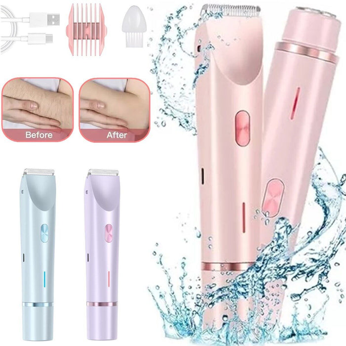 Smoothelle – 2 in 1 Dual Head Electric Shaver for Women