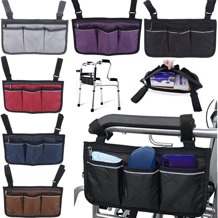 EasyReach Caddy - Wheelchair Armrest Organizer