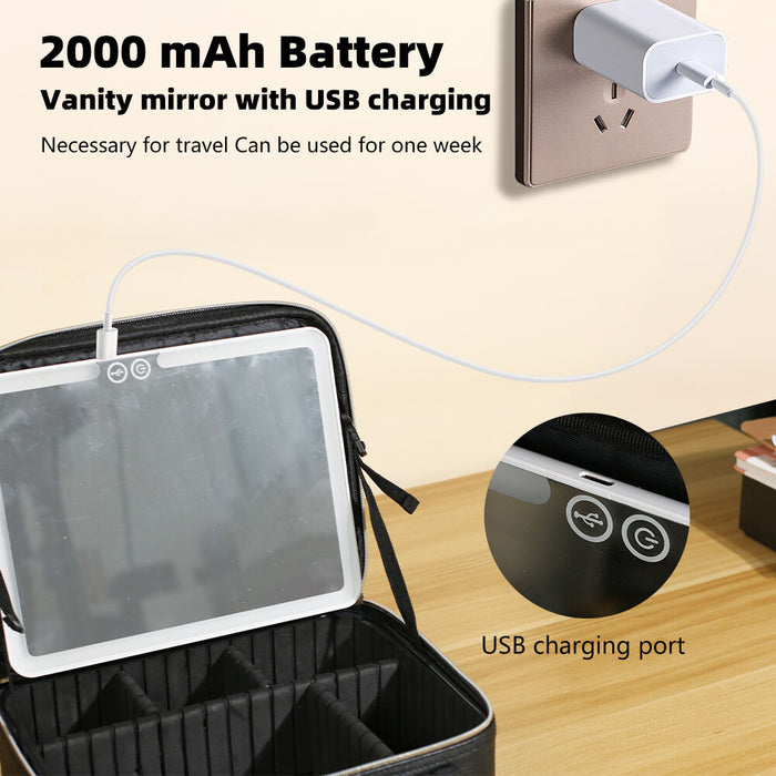 VaniLite - Makeup Bag with LED Mirror