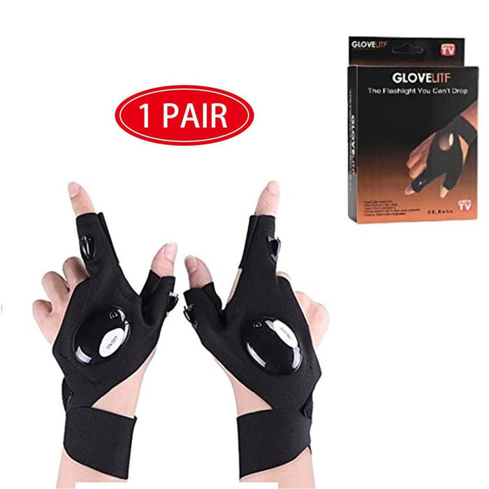 FingerFlare - LED Finger Flashlight Gloves