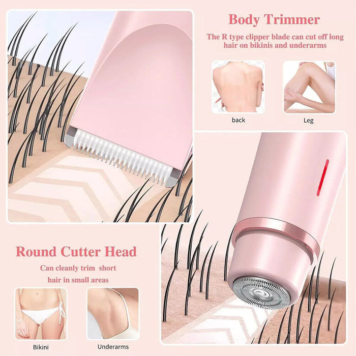 Smoothelle – 2 in 1 Dual Head Electric Shaver for Women
