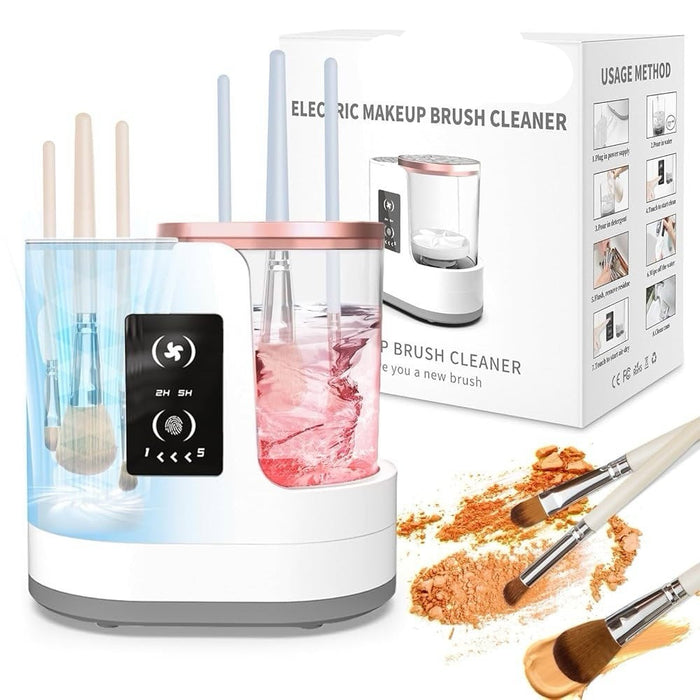 GlamWave - 3-in-1 Electric Makeup Brush Cleaner Machine
