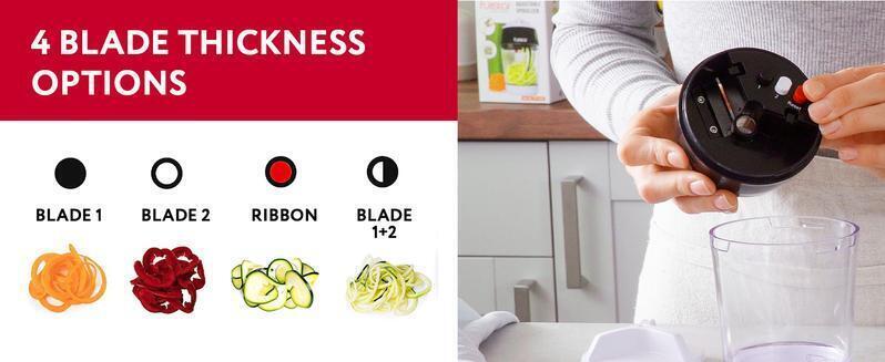 ZoodleMate - Handheld Vegetable Spiralizer