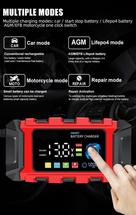 AmpGuardian - 12V Smart Battery Charger