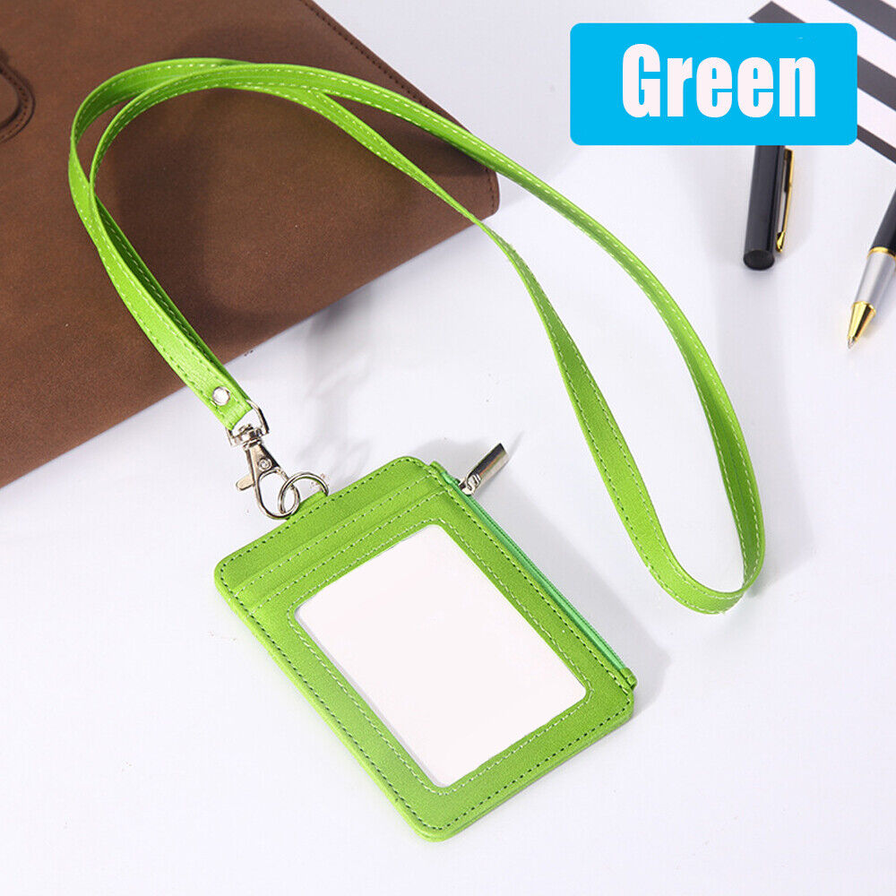 Premium PU Leather ID Card Holder