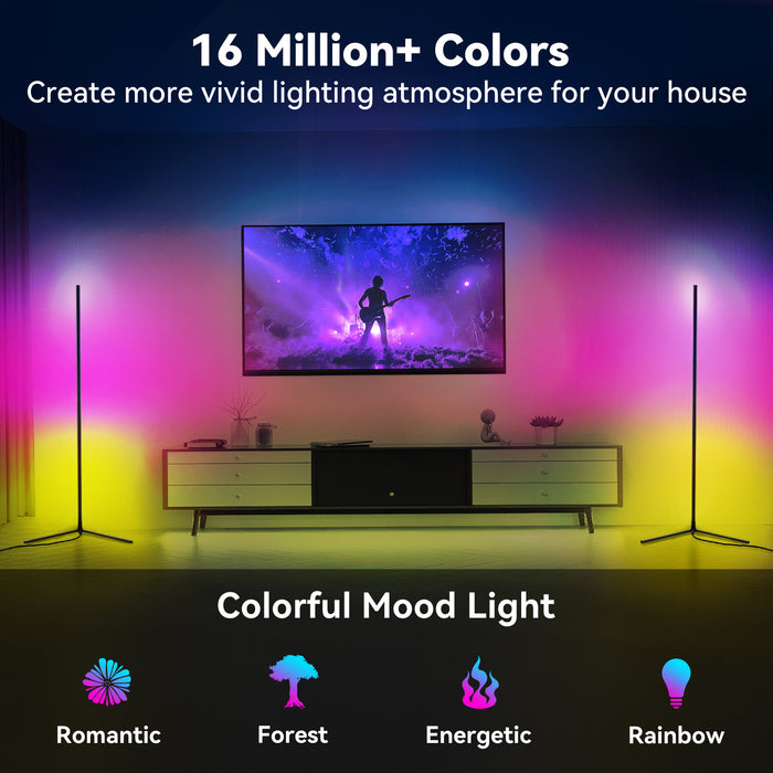 RhythmRay - RGB Corner Floor Lamp
