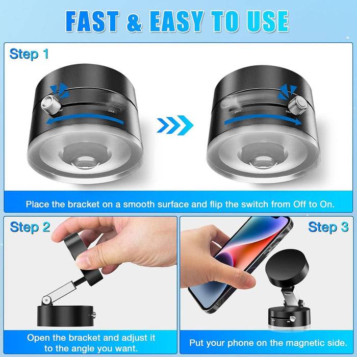 SecureMount X - Magnetic Car Phone Holder