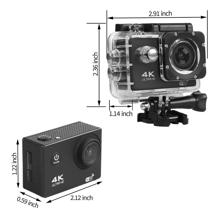 AquaVista - Ultra HD Action Camera