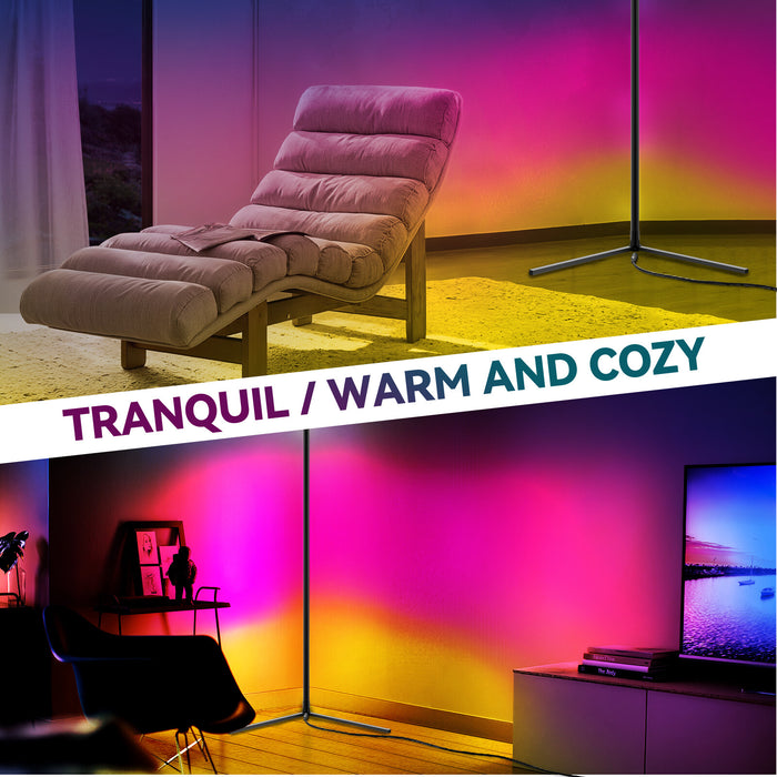 RhythmRay - RGB Corner Floor Lamp