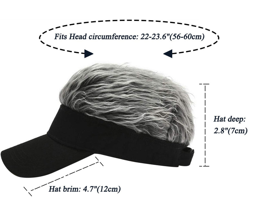 CapTress - Wig Baseball Cap for Men