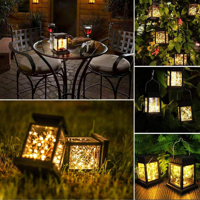 Solarique - Solar Hanging Candle Lanterns