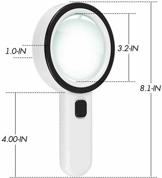 Visuala – 30X Magnifying Glass with Light