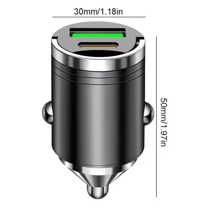 VoltEdge MiniBoost - USB Fast Car Charger