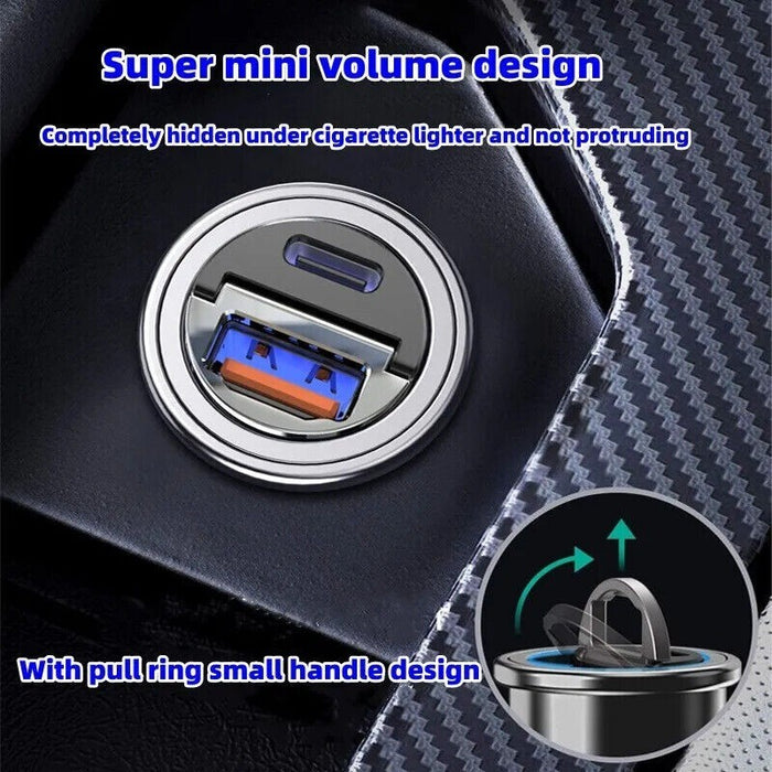 VoltEdge MiniBoost - USB Fast Car Charger