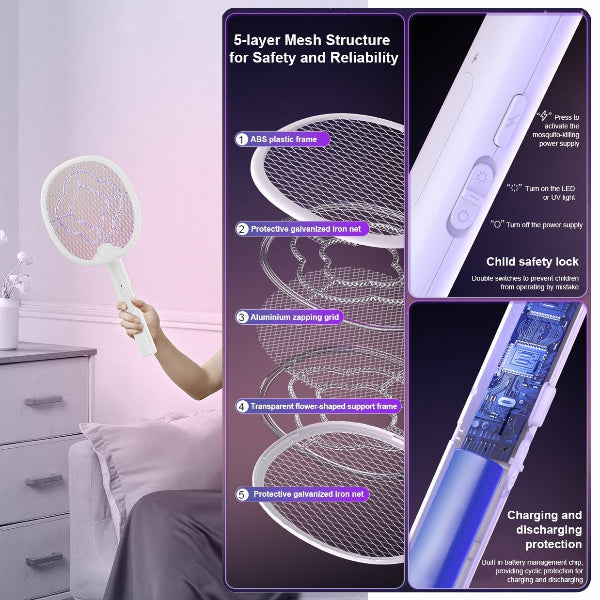 ZapFold - Electric Mosquito Swatter