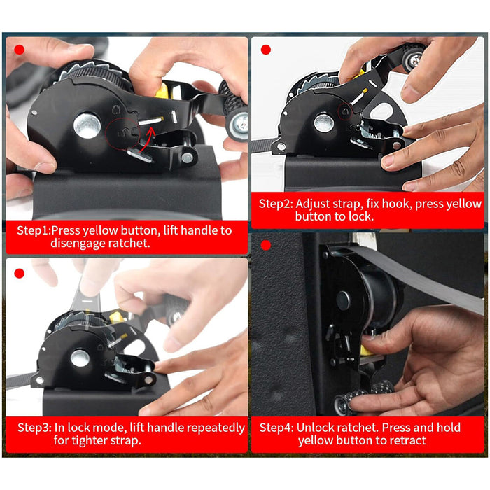 CargoLock - Heavy-Duty Ratchet Straps