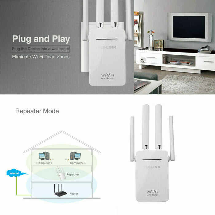 StreamZone - 1200Mbps WiFi Range Extender