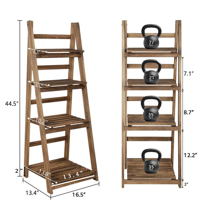 BloomCraft - Wooden Plant Stand