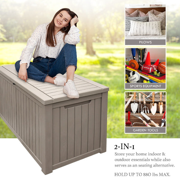GardenKeep - Outdoor Storage Deck Box
